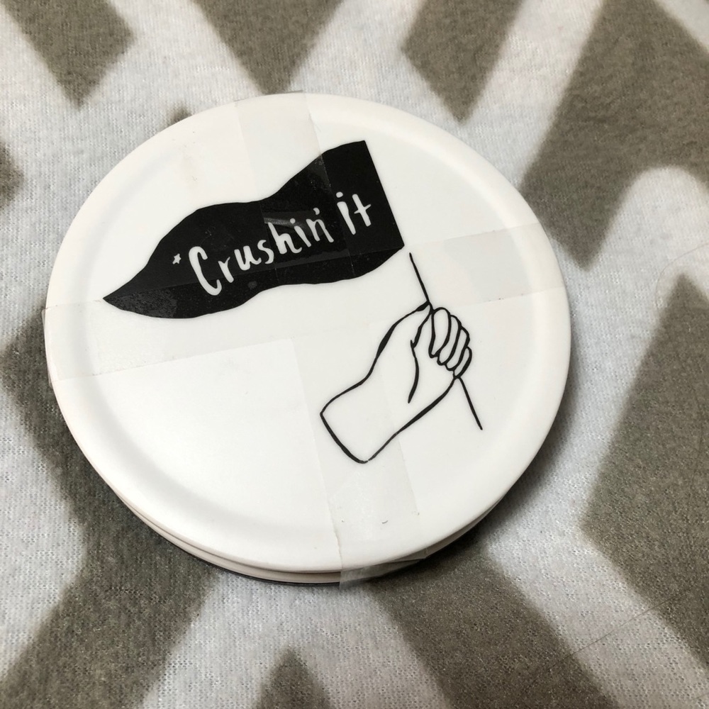 Set of four coasters crushin it brand new